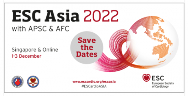 Expandir fronteiras na Medicina cardiovascular, assim será o ESC Asia 2022